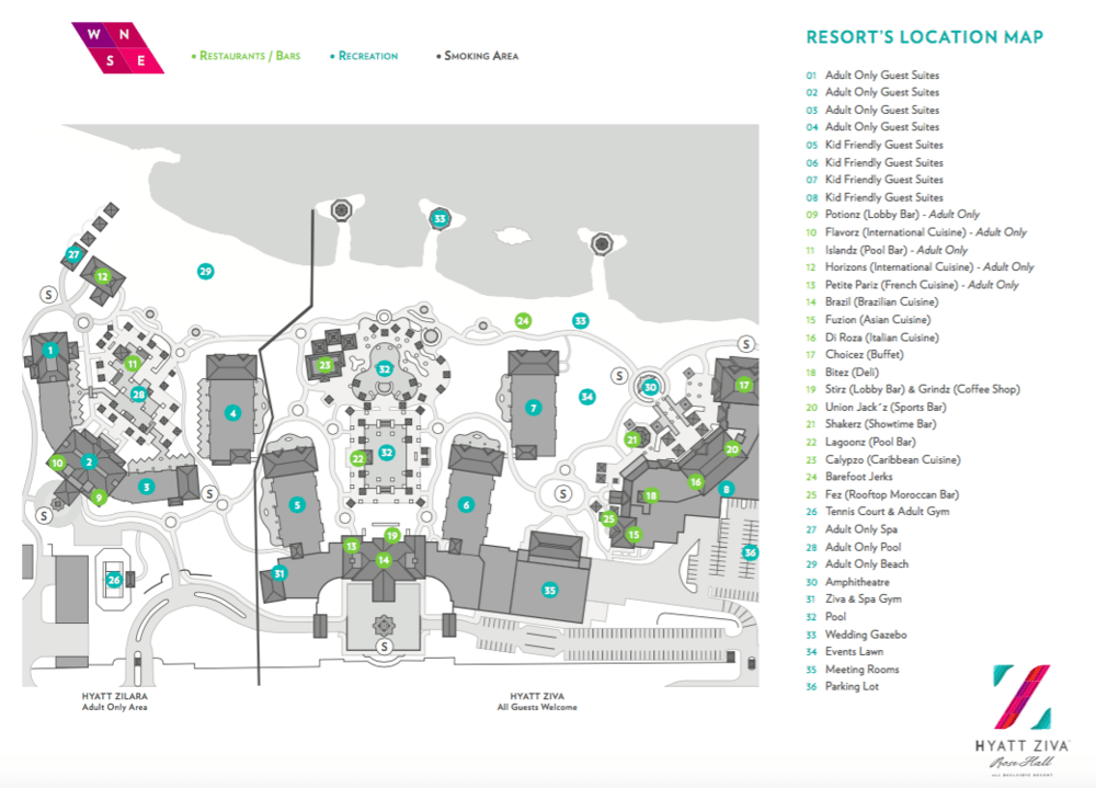 Resort+Map - Be All Inclusive